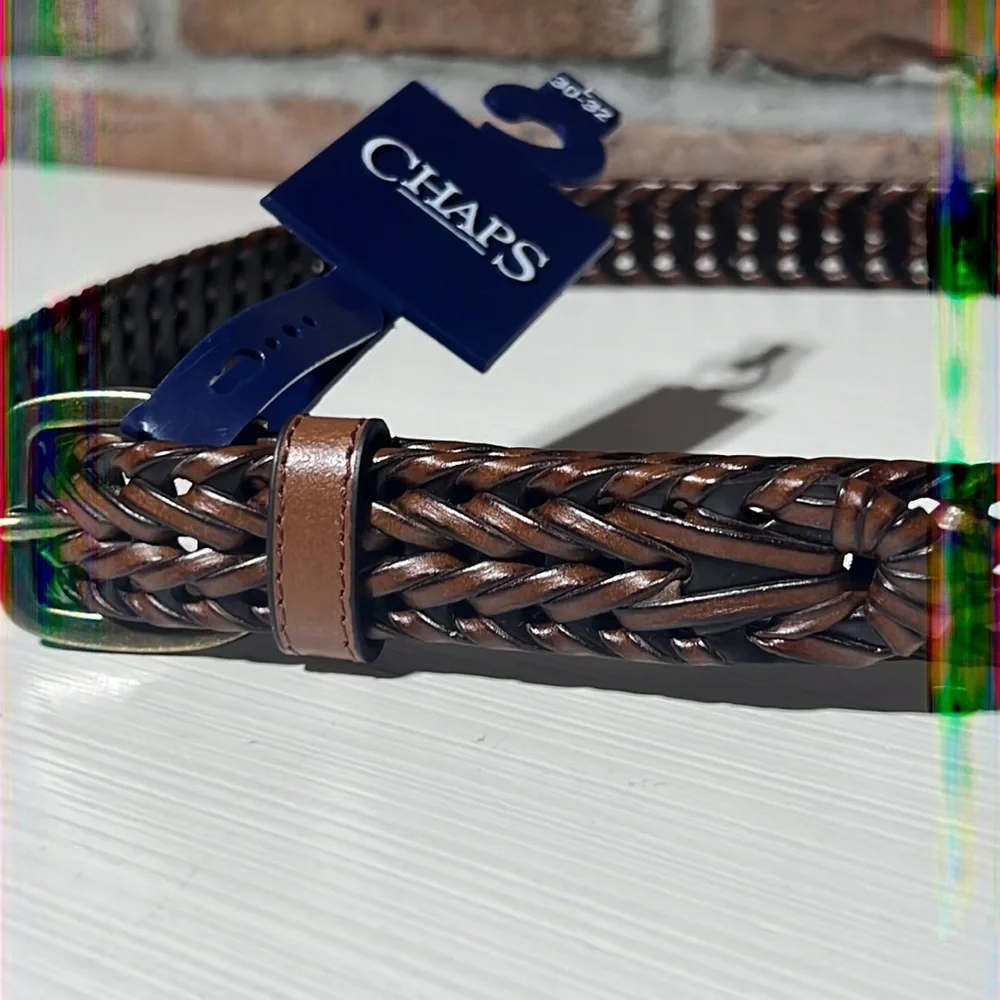 NEW Kids chaps leather braided belt